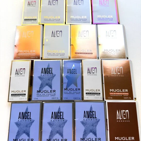 3904 MUGLER HIGH END FRAGRANCE PERFUME SAMPLES SET BUNDLE DESIGNER LUXURY - Picture 1 of 2